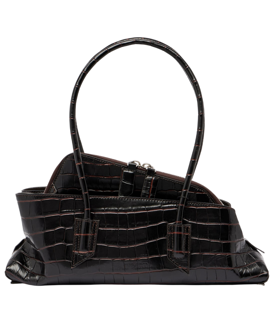 The Attico La Passeggiata Small leather shoulder bag