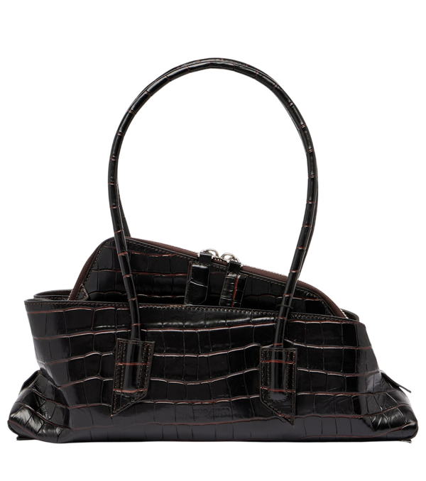 The Attico La Passeggiata Small leather shoulder bag