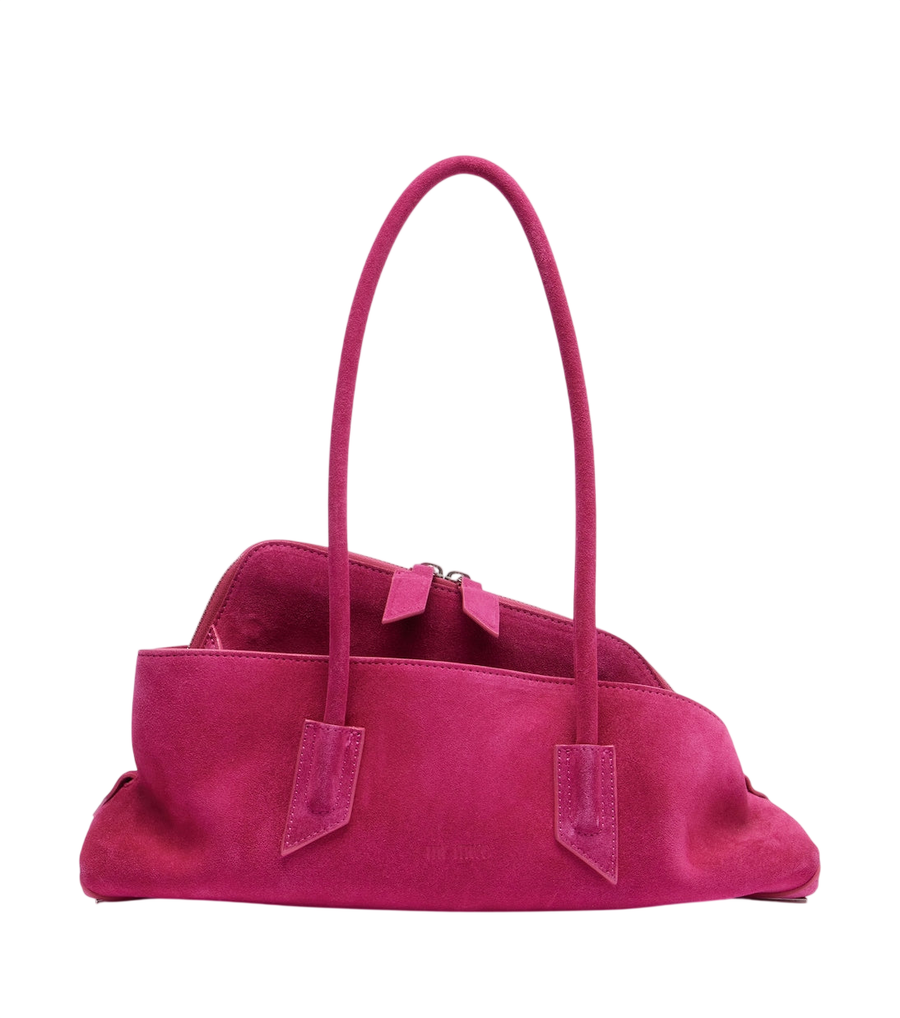 The Attico La Passeggiata Small suede tote bag