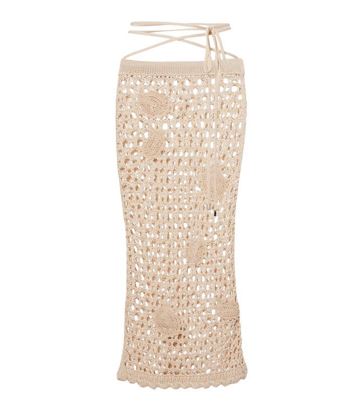The Attico Open-knit cotton beach cover-up [white-bg-v2:fec06d80-6fcf-4f67-b87c-b588fdeef337]
