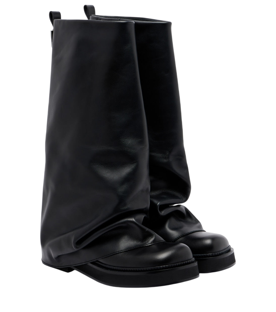 The Attico Robin leather combat boots