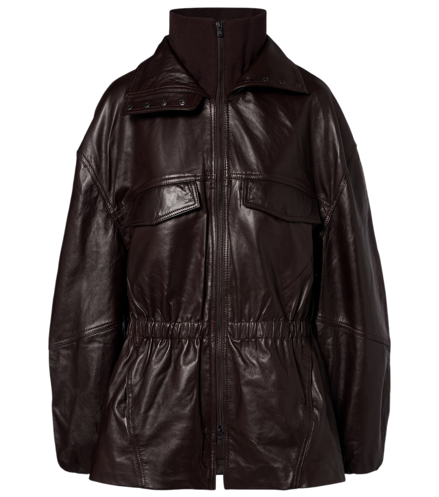The Frankie Shop Carnaby leather jacket