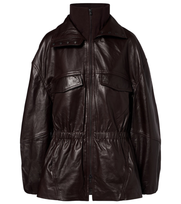 The Frankie Shop Carnaby leather jacket