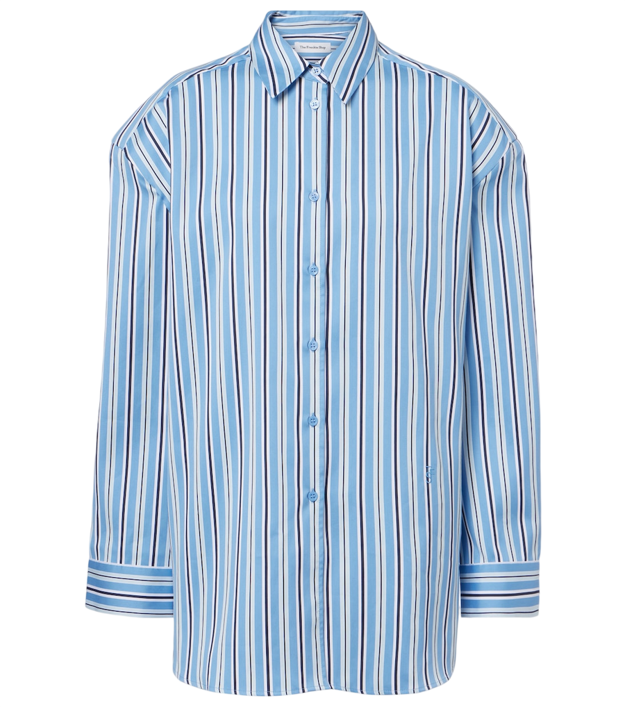 The Frankie Shop Camicia a righe in misto cotone Oana