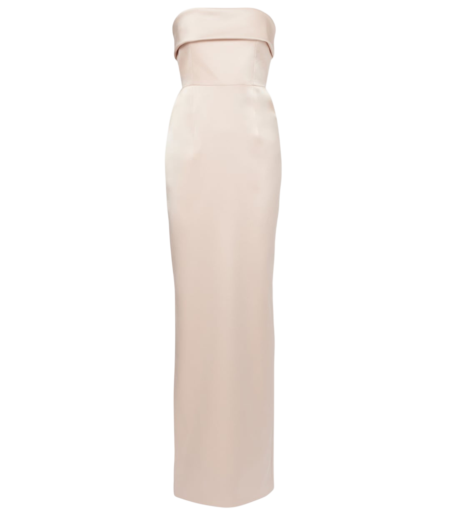 The New Arrivals Ilkyaz Ozel Rhea strapless satin gown