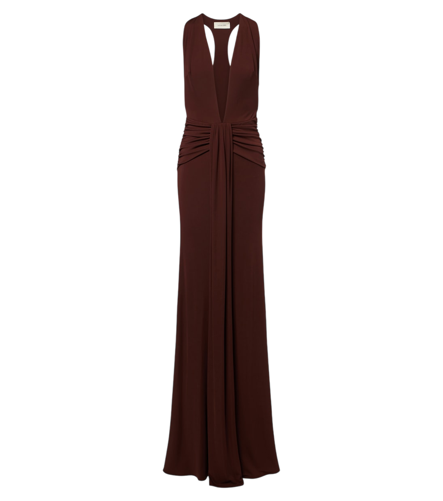 Vestido fruncido con bajo recogido Siwa de The New Arrivals Ilkyaz Ozel