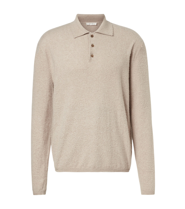 The Row Almot cotton polo sweater