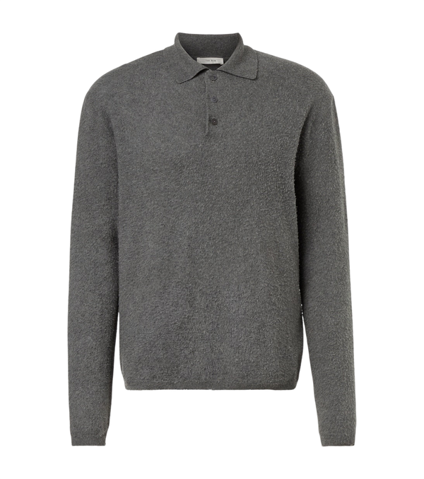 The Row Almot cotton polo sweater