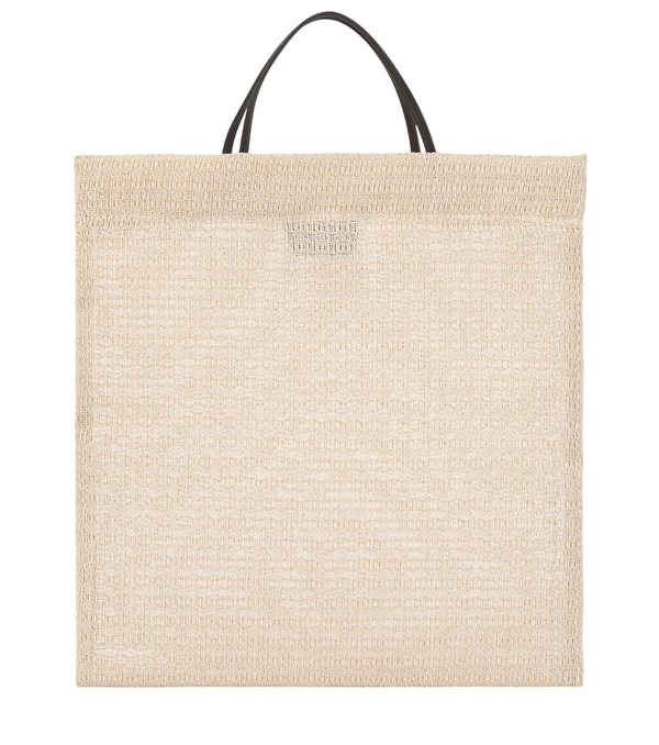 The Row Barn Mini leather-trimmed tote bag