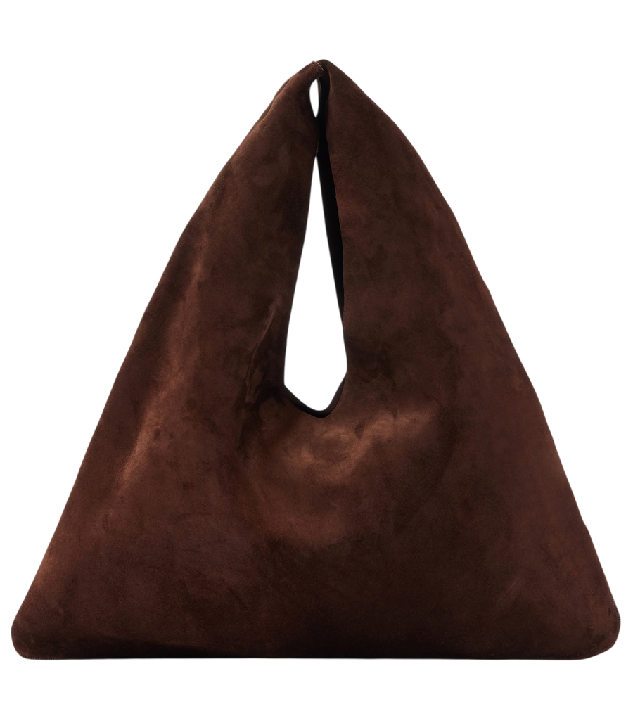 Bolso tote pequeño Bindle de ante de The Row