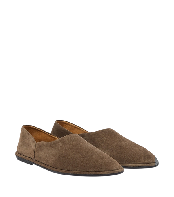 The Row Canal suede flats
