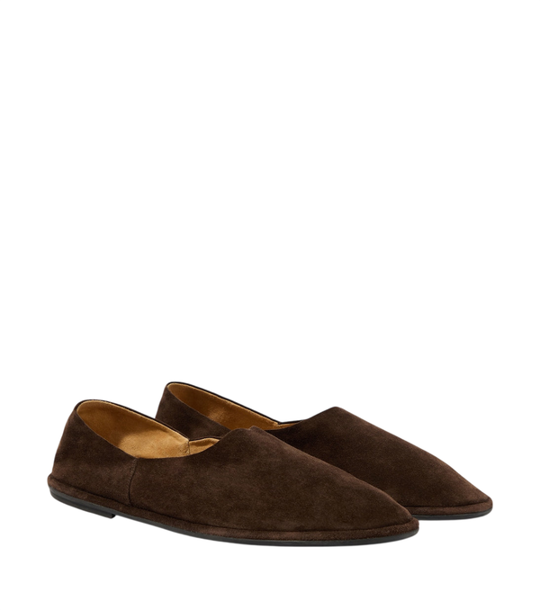 The Row Scarpe slip-on in camoscio Canal