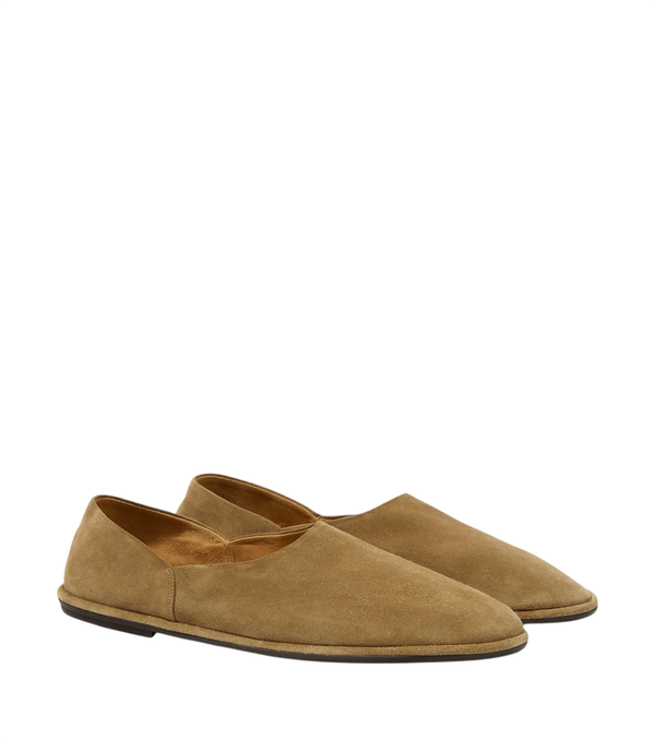 The Row Scarpe slip-on in camoscio Canal