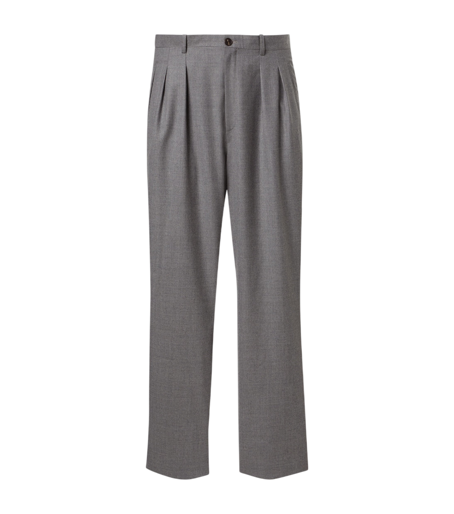 The Row Corley virgin wool straight pants