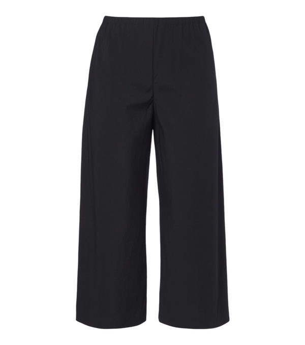 Pantalones anchos de lana tipo cropped The Row Cosmo
