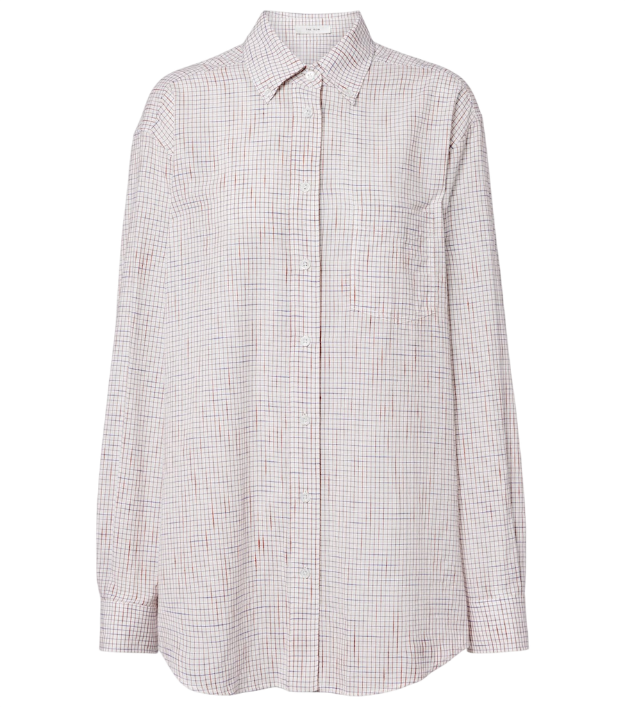 Chemise à carreaux en coton Dalan The Row