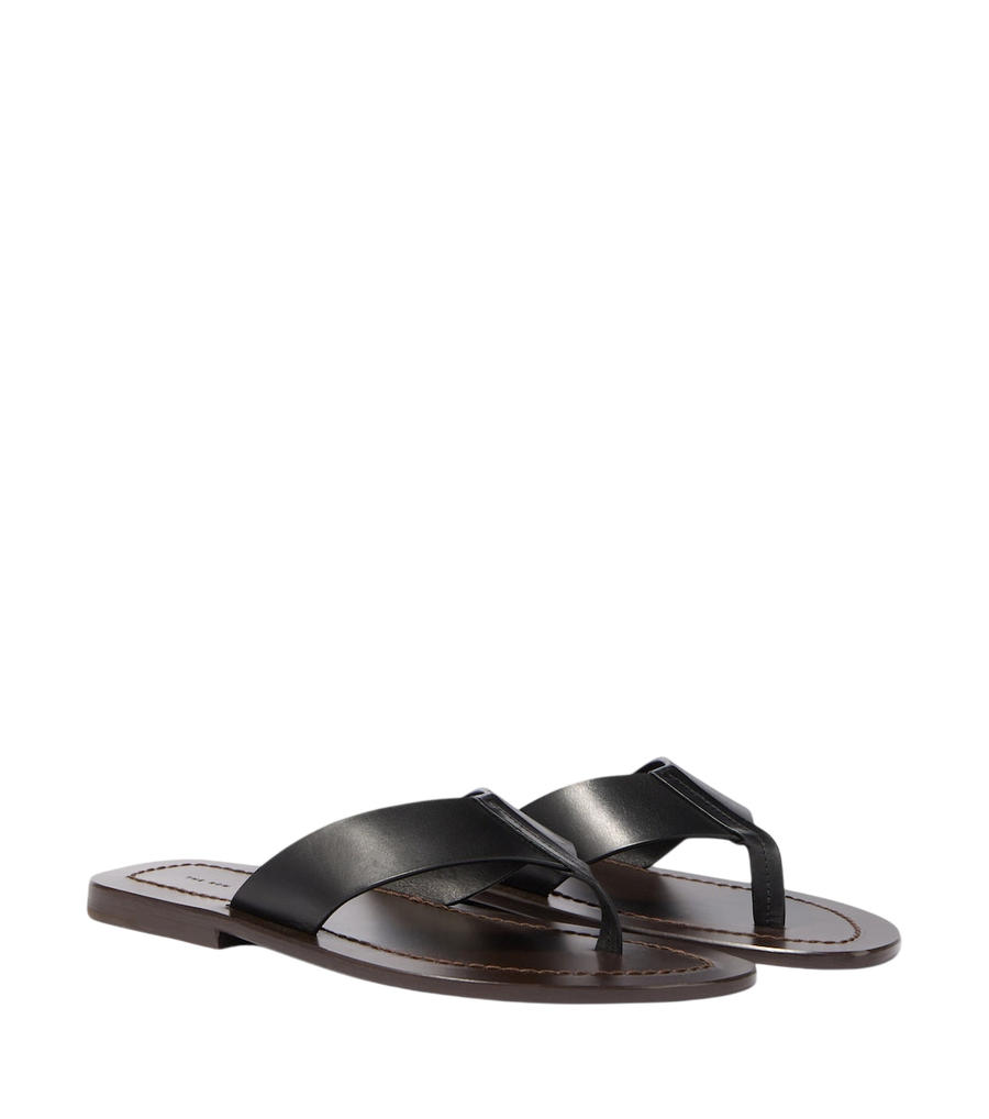 The Row Dan leather thong sandals