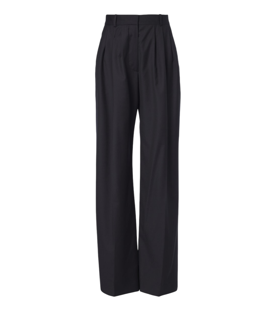 The Row Daniela virgin wool wide-leg pants