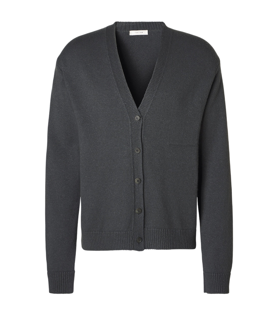 The Row Dine cashmere and linen cardigan