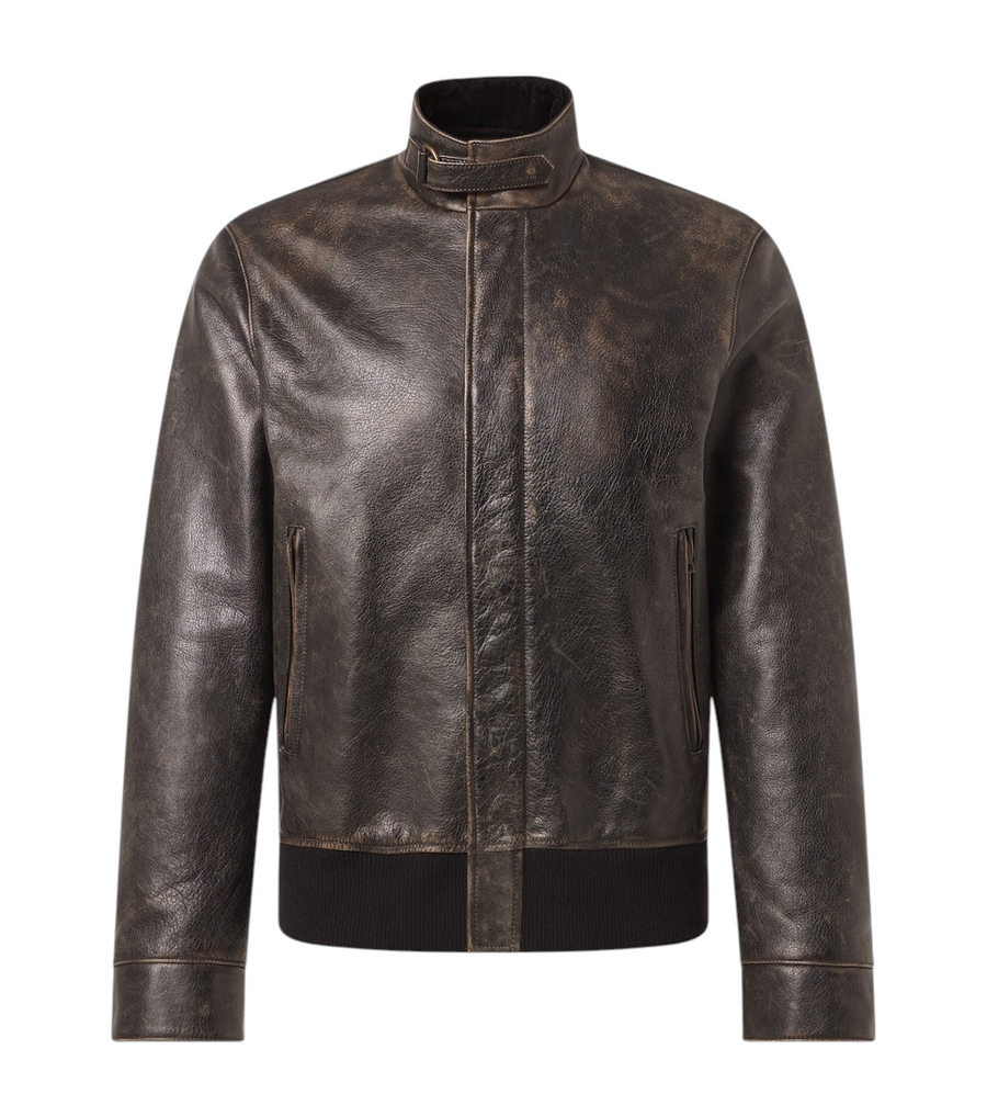 The Row Edrice leather jacket