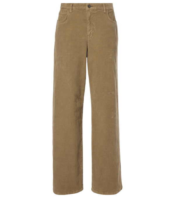 The Row Eglitta cotton corduroy wide-leg pants