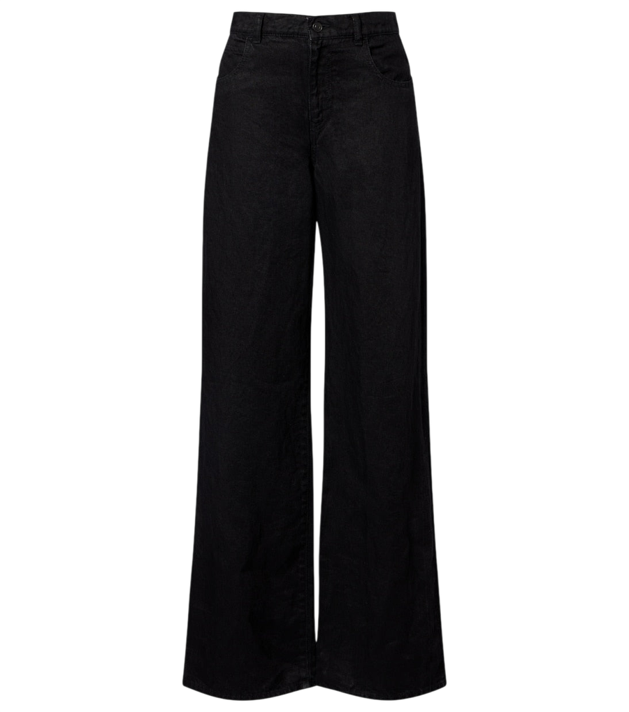 The Row Eglitta linen wide-leg jeans