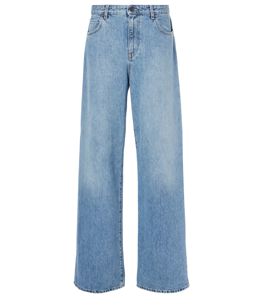 The Row Eglitta low-rise wide-leg jeans