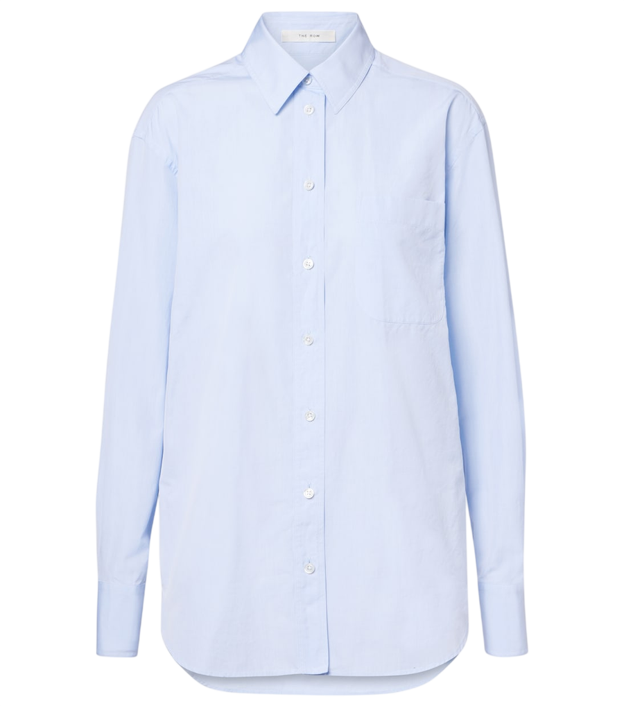 Chemise Gavina en chambray de coton The Row
