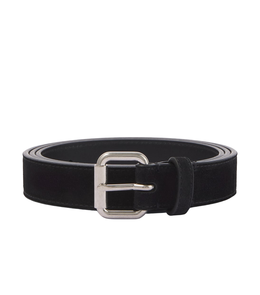 The Row Geo suede belt