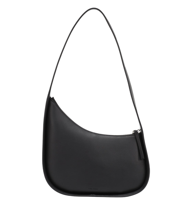 The Row Half Moon leather shoulder bag
