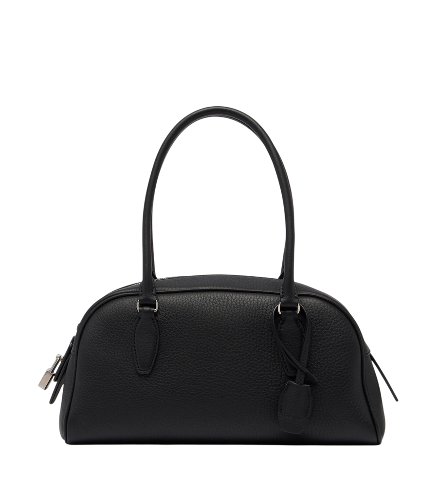 Petit sac bowling en cuir India E/W The Row