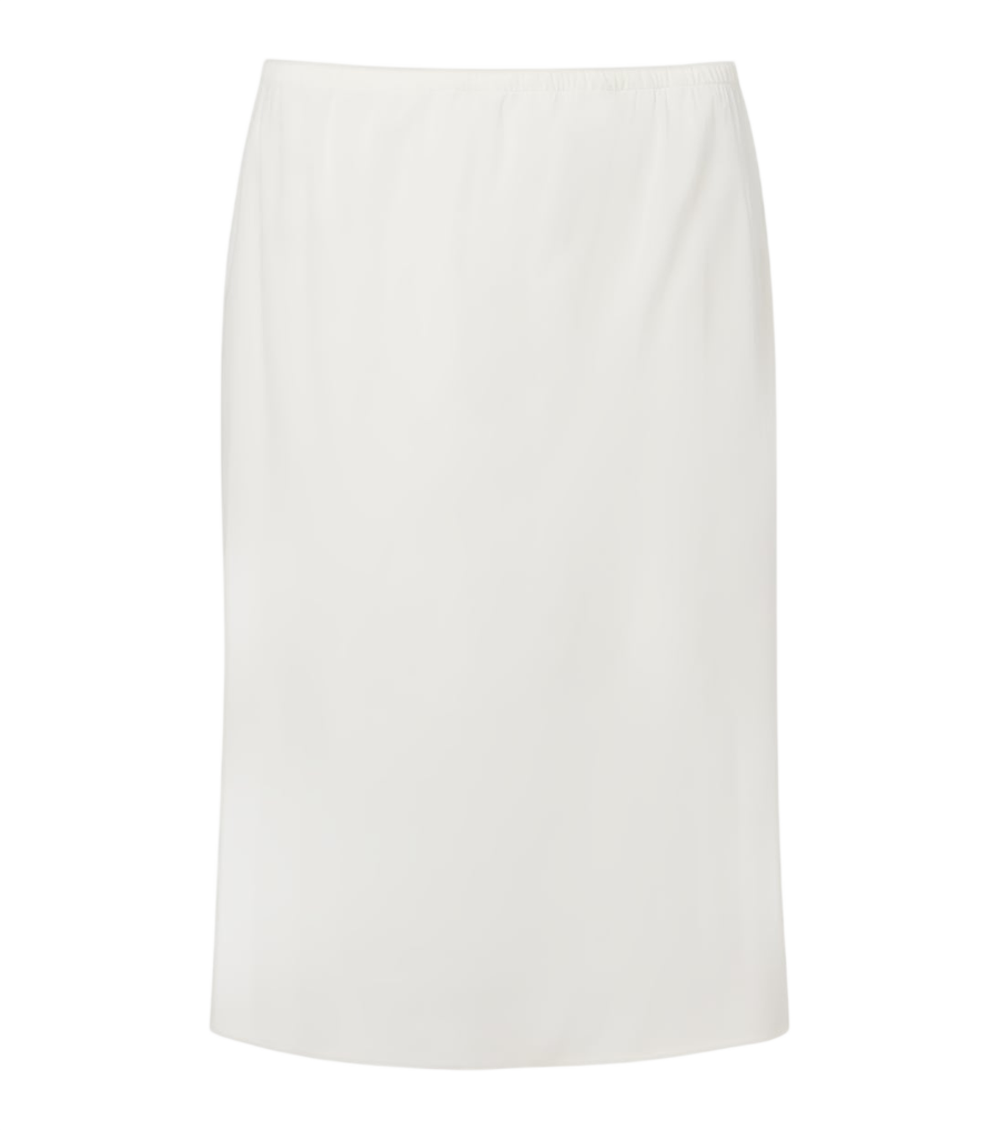 The Row Saia midi Ivera em chiffon com mistura de seda