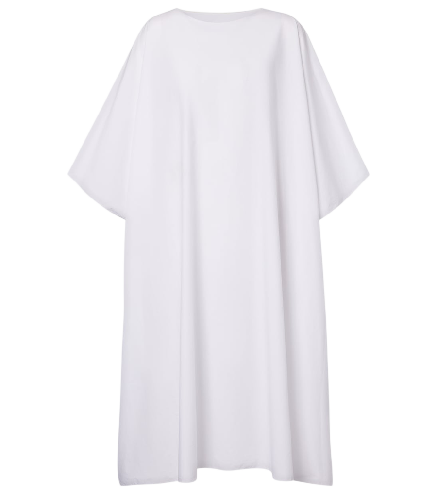 Vestido midi de popelina de algodón Julen de The Row