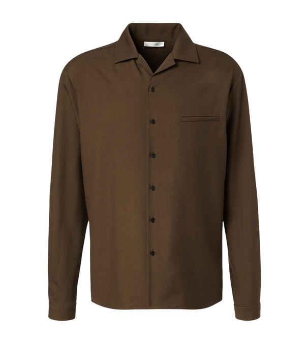 The Row Kanta wool shirt