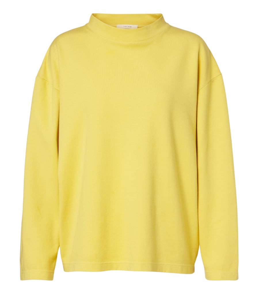 The Row Kate cotton-blend jersey sweatshirt