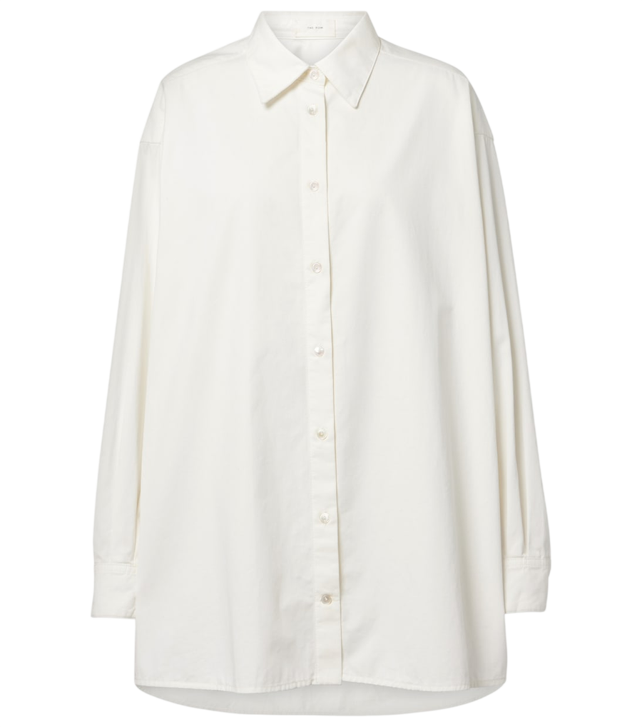Camisa Luka de algodón y cachemir de The Row