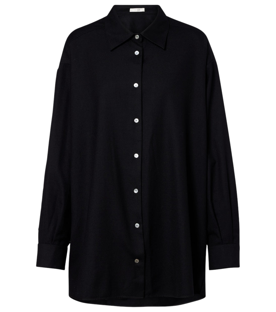 Chemise Luka en flanelle de laine vierge The Row