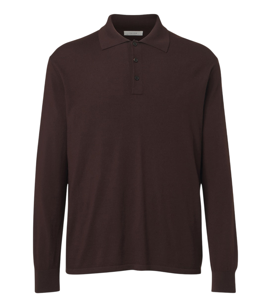 The Row Menville wool polo sweater