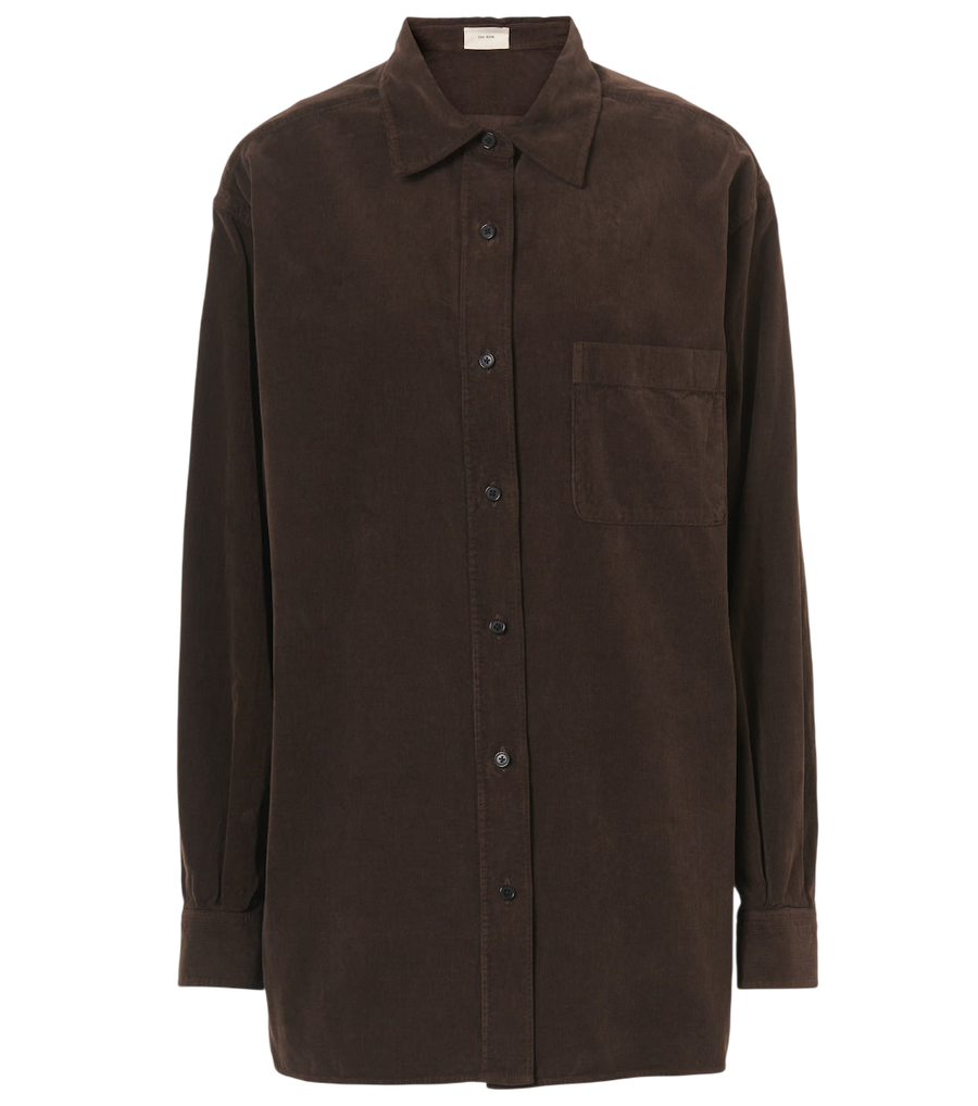 The Row Nesson cotton shirt