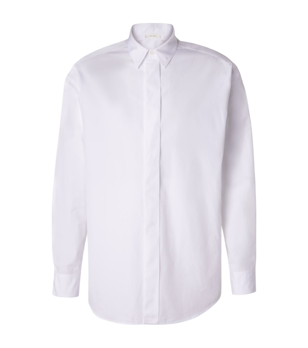 The Row Nilo cotton poplin shirt