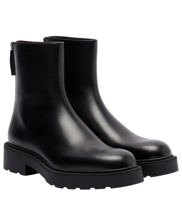 The Row Nobilis Fast leather ankle boots