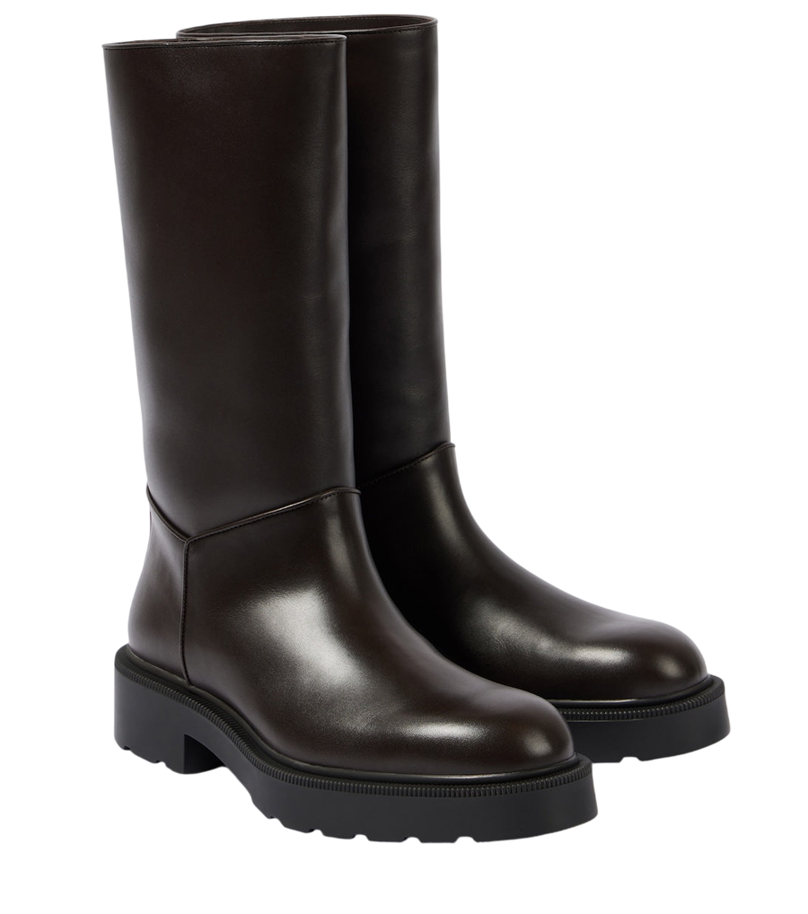 The Row Nobilis leather boots