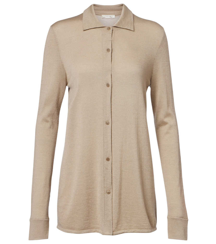 Chemise en maille de cachemire et soie Ocari de The Row