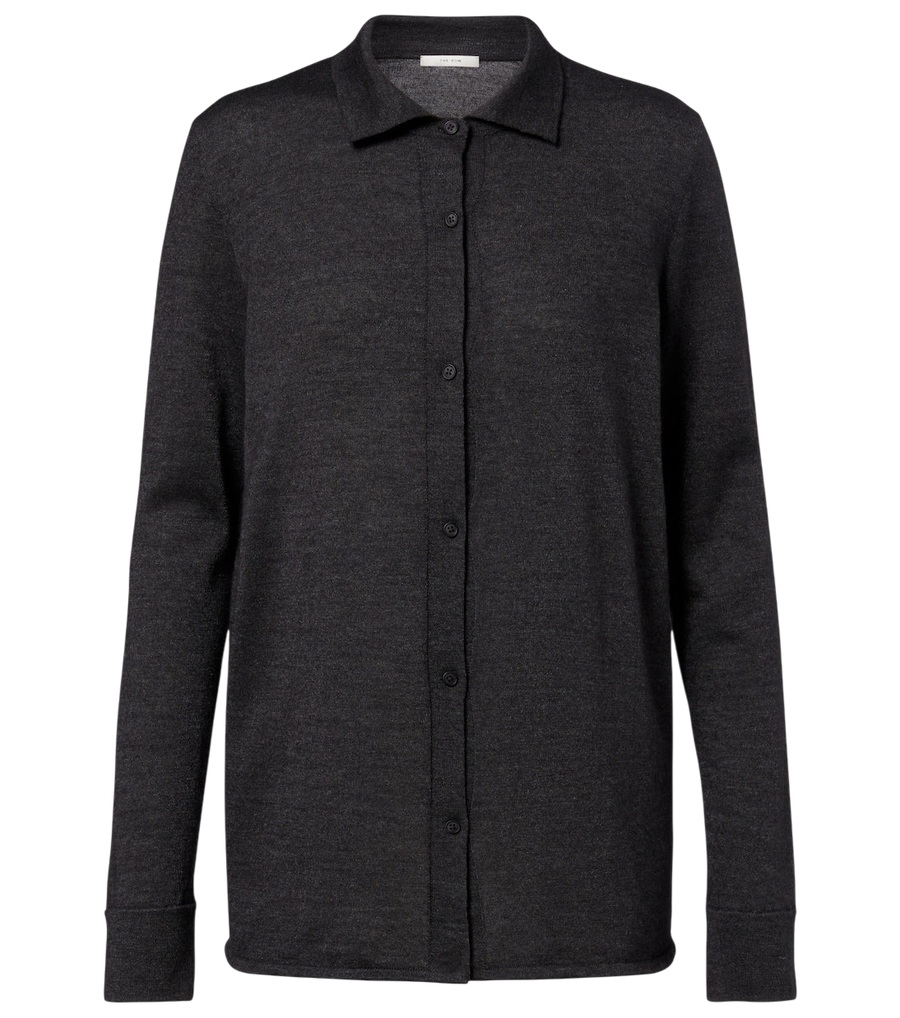 Chemise en maille de cachemire et soie Ocari de The Row