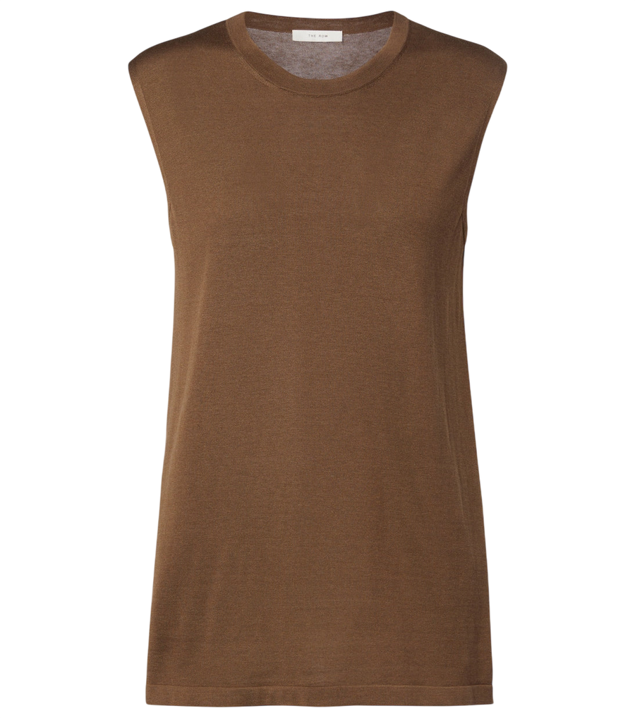 The Row Omima silk top