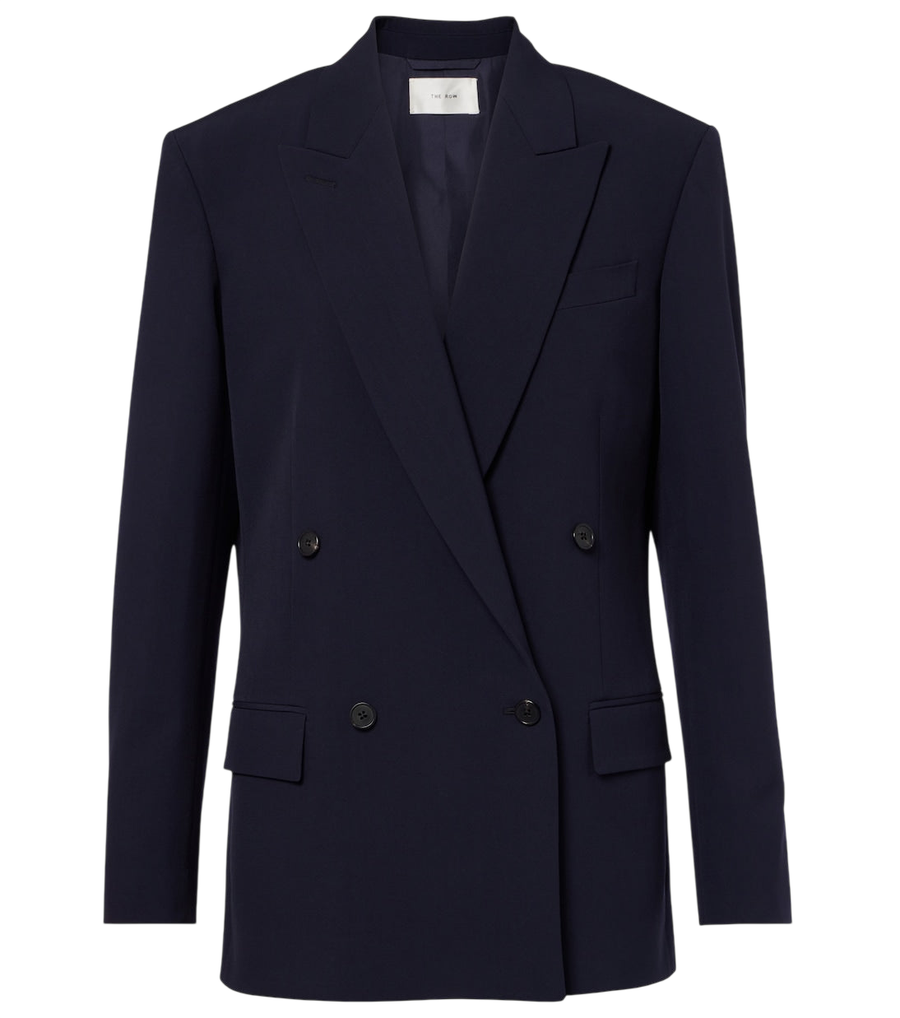 The Row Paden double-breasted virgin wool blazer