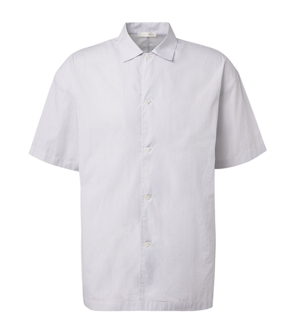 The Row Palone striped cotton shirt