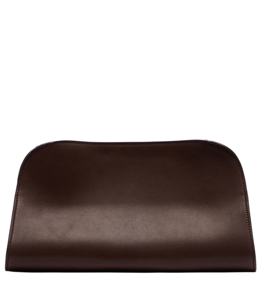 Pochette moyenne Peggy en cuir The Row