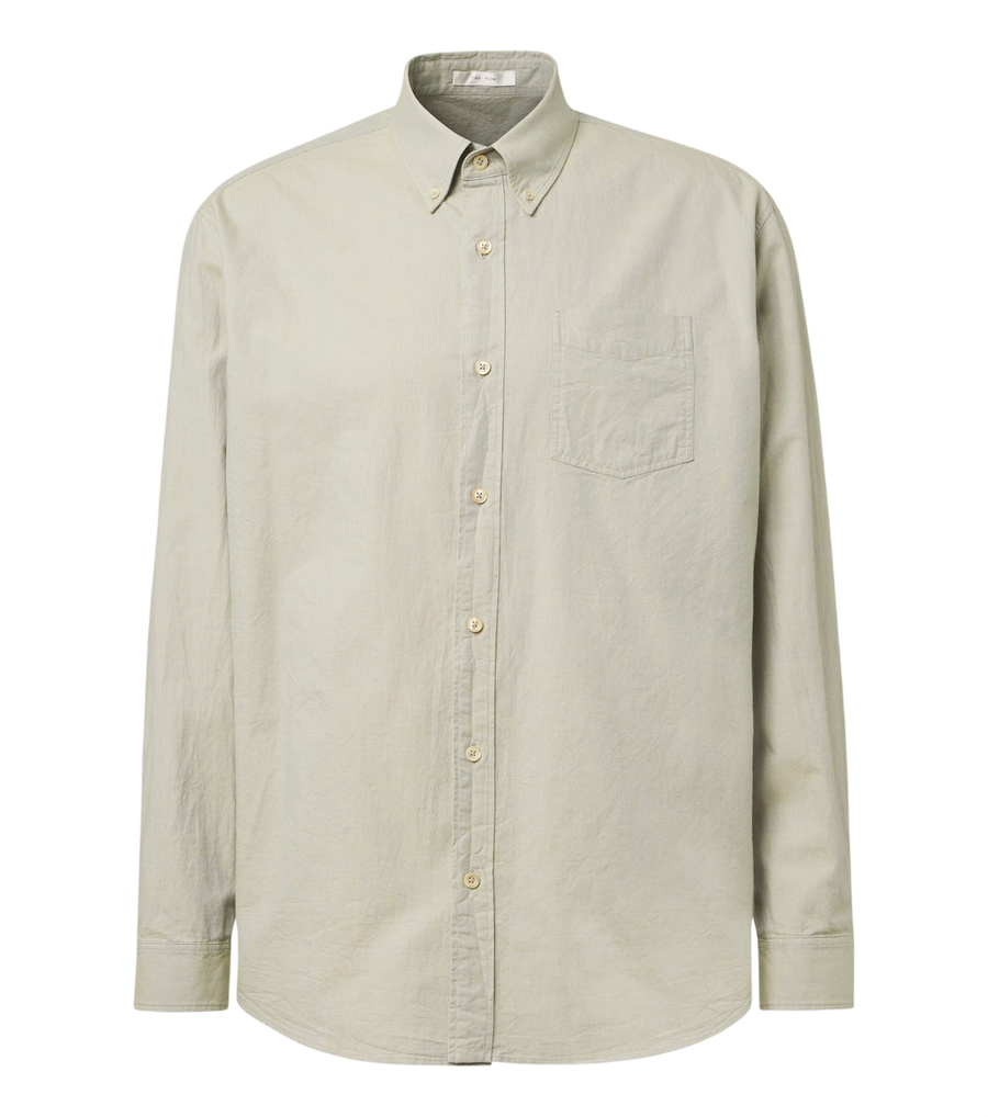 The Row Pompeo cotton chambray shirt