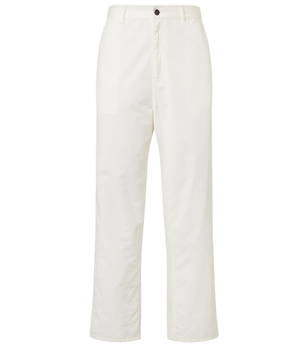 The Row Pantaloni a gamba larga Sharka in cotone e cashmere
